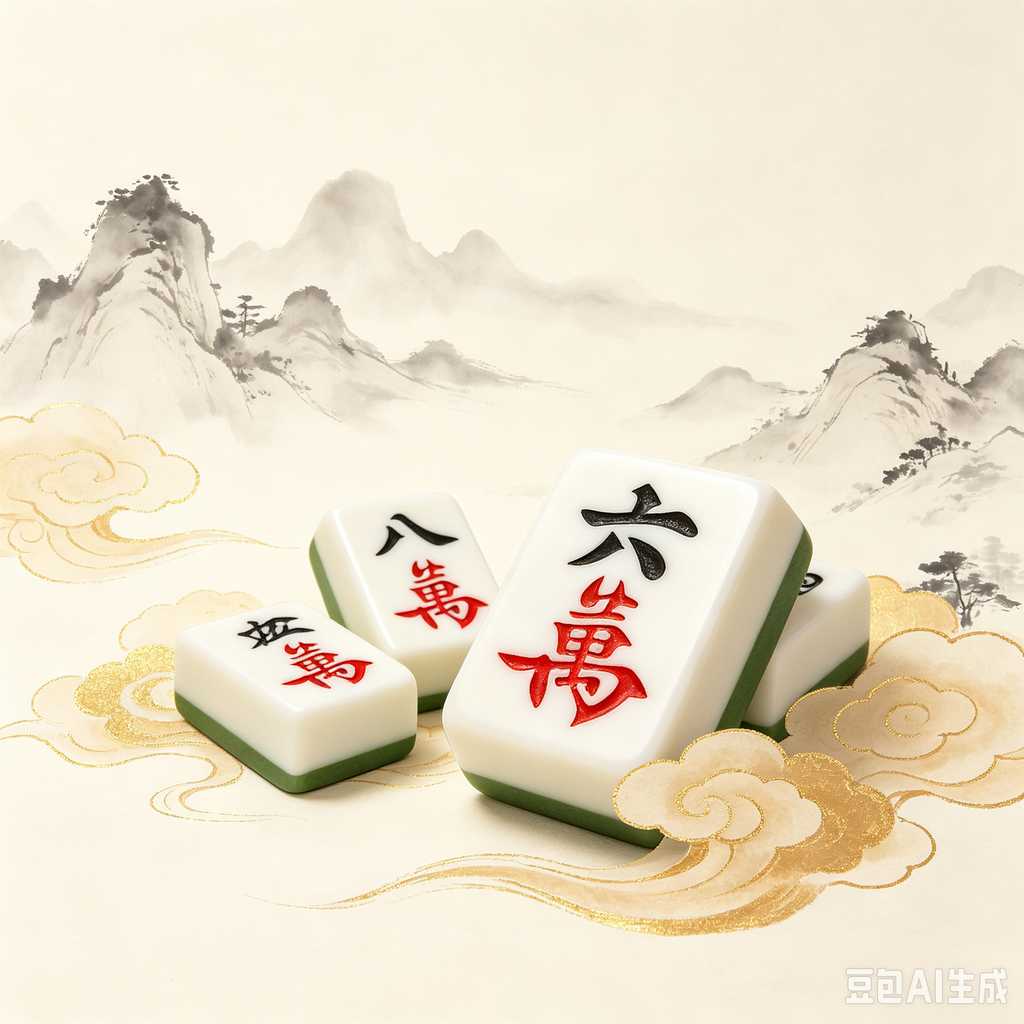 high end minimalist mahjong tiles