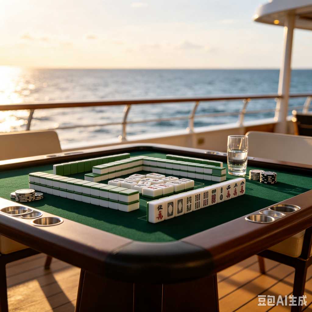 minimal text mahjong set