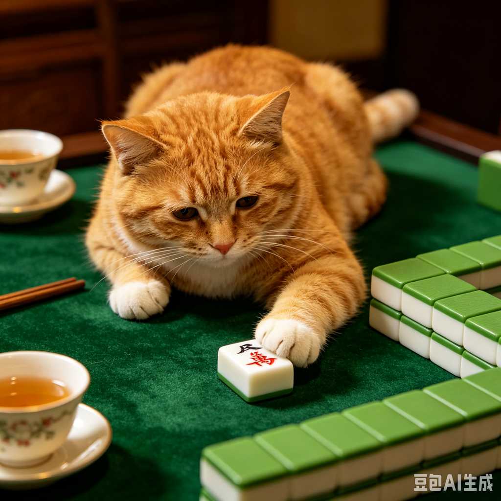 minimal text mahjong set